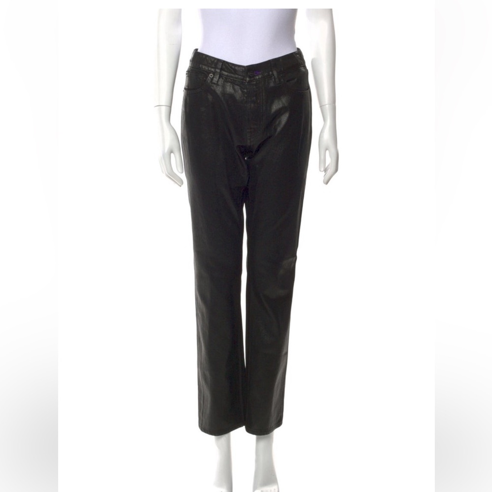 Ralph Lauren Purple Label - Black coated denim